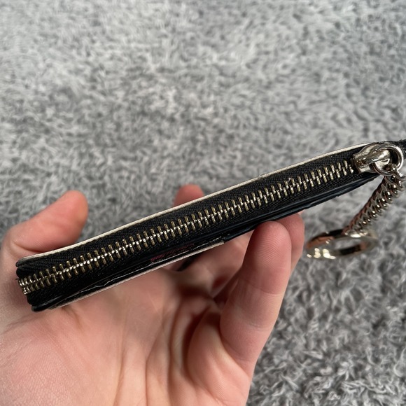 Kate Spade Floral l-zip Card Holder Dusk Buds W/ Keychain Small Wallet - Picture 15 of 16